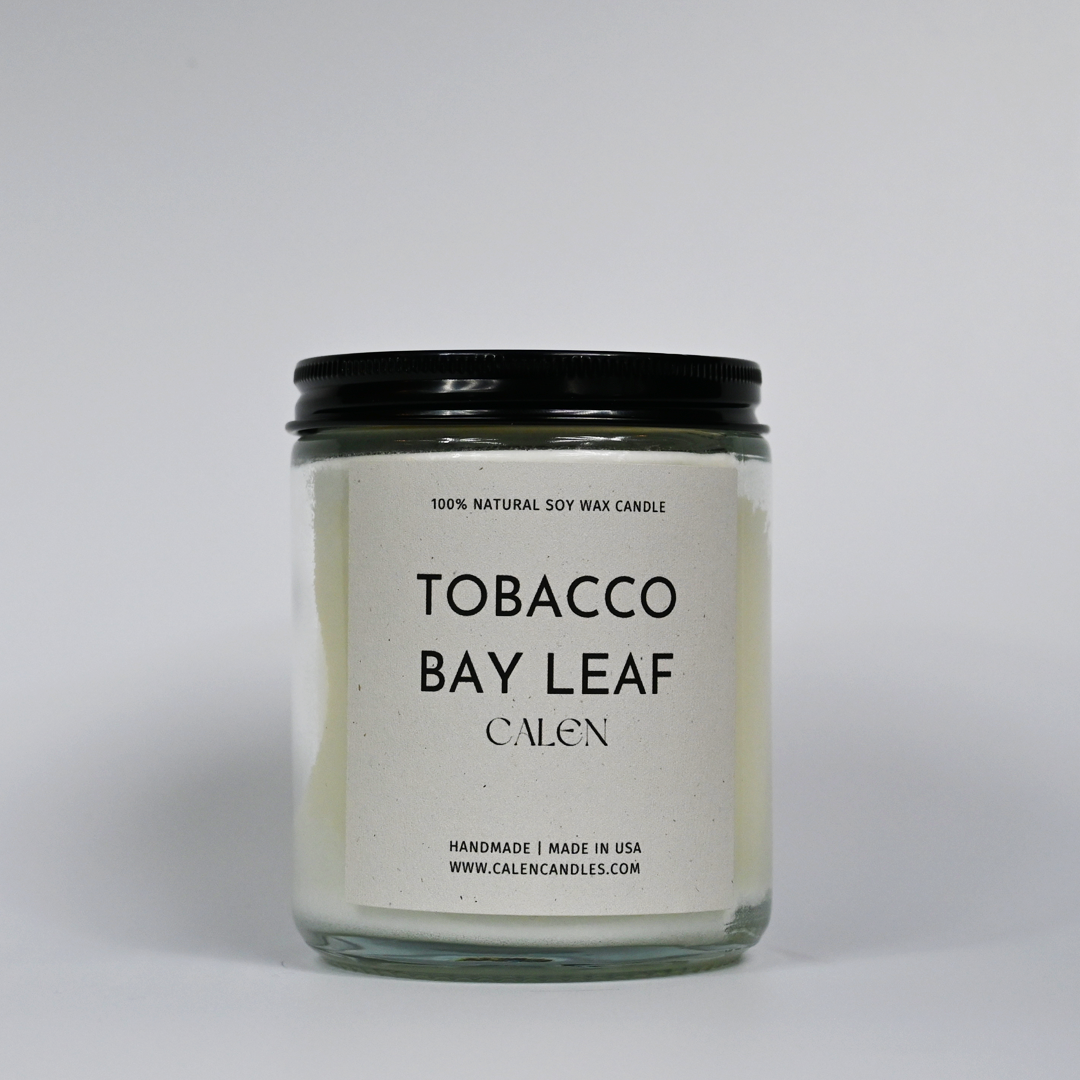 Tobacco Bay Leaf 100% Soy Candle
