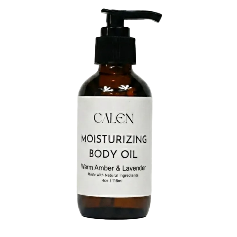 Warm Amber & Lavender Moisturizing Body Oil | Vegan Hydrating Oil